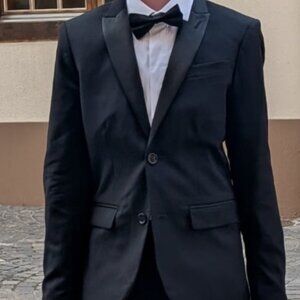 Boys J.Crew Crewcuts tuxedo - jacket, shirt, bowtie, pants 14 EUC